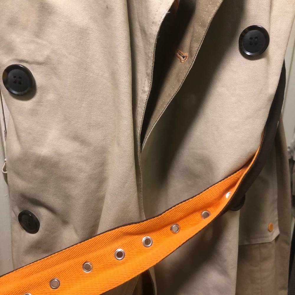 Color block trench coat - Picture 4 of 4